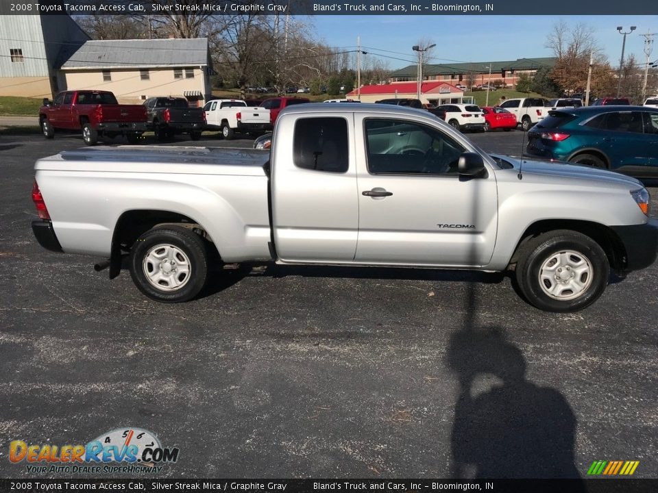 2008 Toyota Tacoma Access Cab Silver Streak Mica / Graphite Gray Photo #5