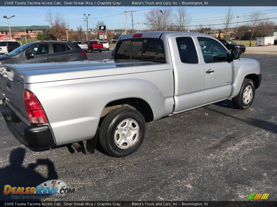 2008 Toyota Tacoma Access Cab Silver Streak Mica / Graphite Gray Photo #6