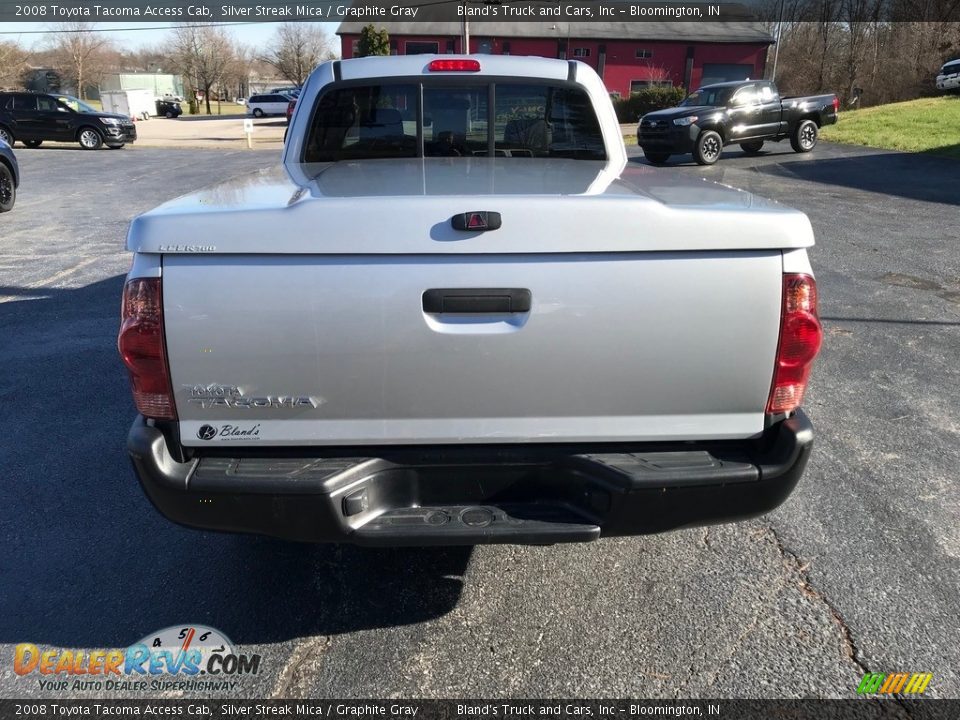 2008 Toyota Tacoma Access Cab Silver Streak Mica / Graphite Gray Photo #7