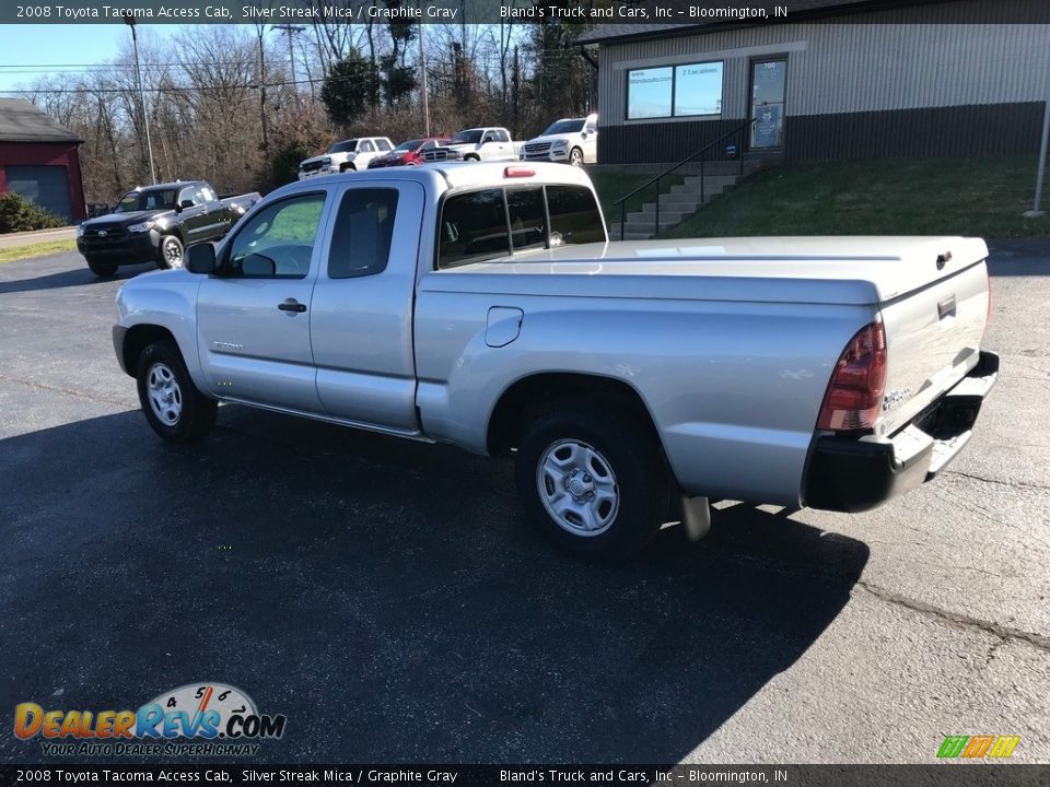 2008 Toyota Tacoma Access Cab Silver Streak Mica / Graphite Gray Photo #9