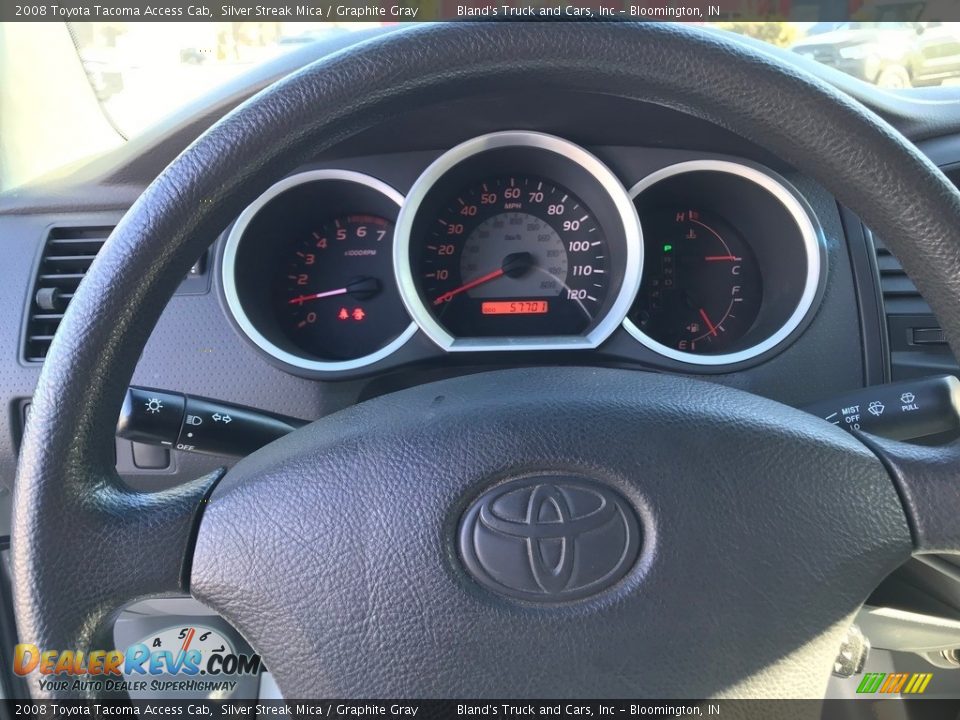 2008 Toyota Tacoma Access Cab Silver Streak Mica / Graphite Gray Photo #14