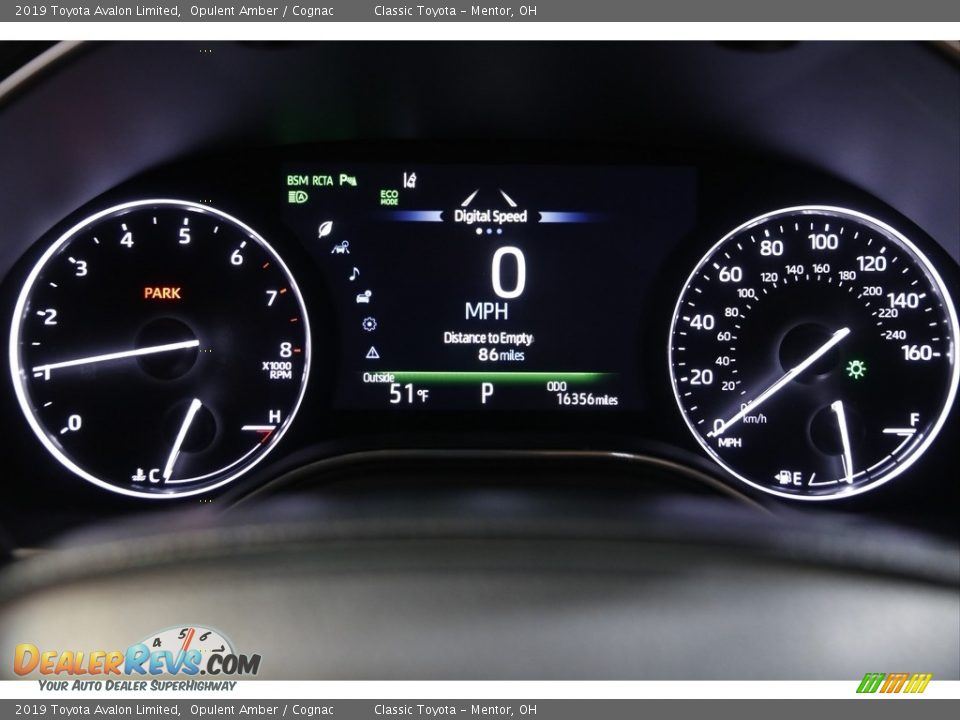2019 Toyota Avalon Limited Opulent Amber / Cognac Photo #8