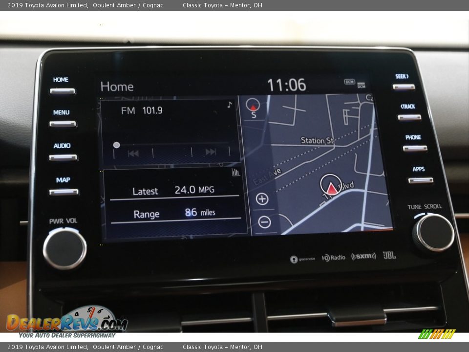 2019 Toyota Avalon Limited Opulent Amber / Cognac Photo #10