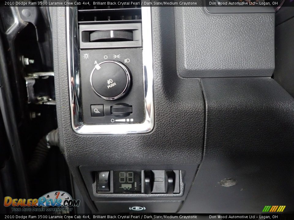 2010 Dodge Ram 3500 Laramie Crew Cab 4x4 Brilliant Black Crystal Pearl / Dark Slate/Medium Graystone Photo #18