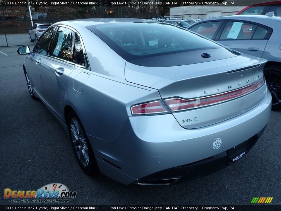 2014 Lincoln MKZ Hybrid Ingot Silver / Charcoal Black Photo #4