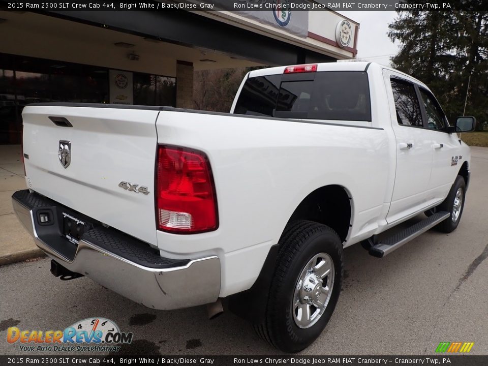 2015 Ram 2500 SLT Crew Cab 4x4 Bright White / Black/Diesel Gray Photo #2