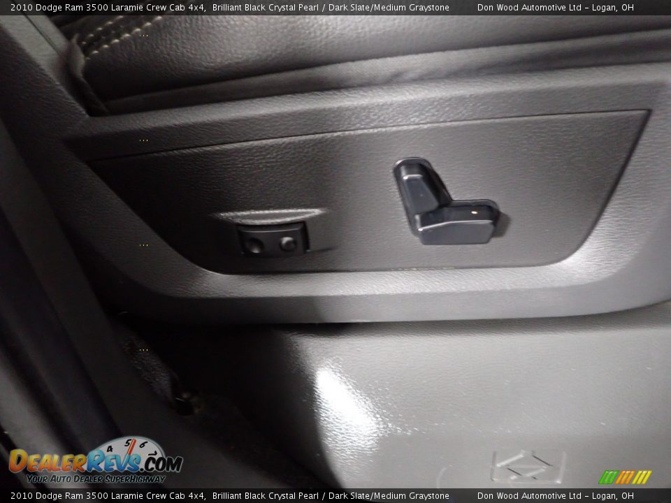 2010 Dodge Ram 3500 Laramie Crew Cab 4x4 Brilliant Black Crystal Pearl / Dark Slate/Medium Graystone Photo #31