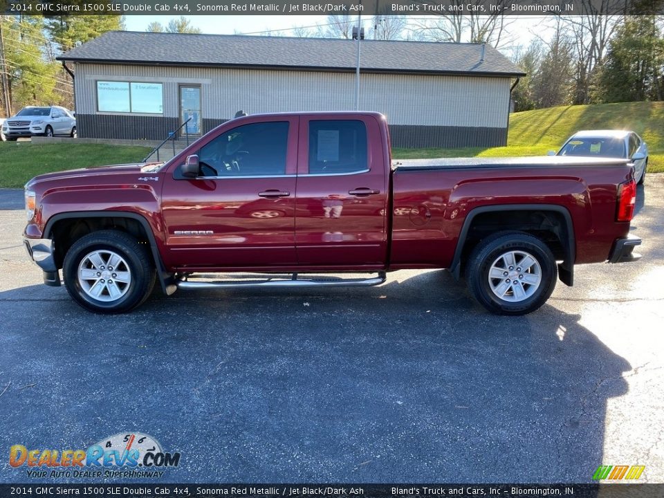 2014 GMC Sierra 1500 SLE Double Cab 4x4 Sonoma Red Metallic / Jet Black/Dark Ash Photo #1