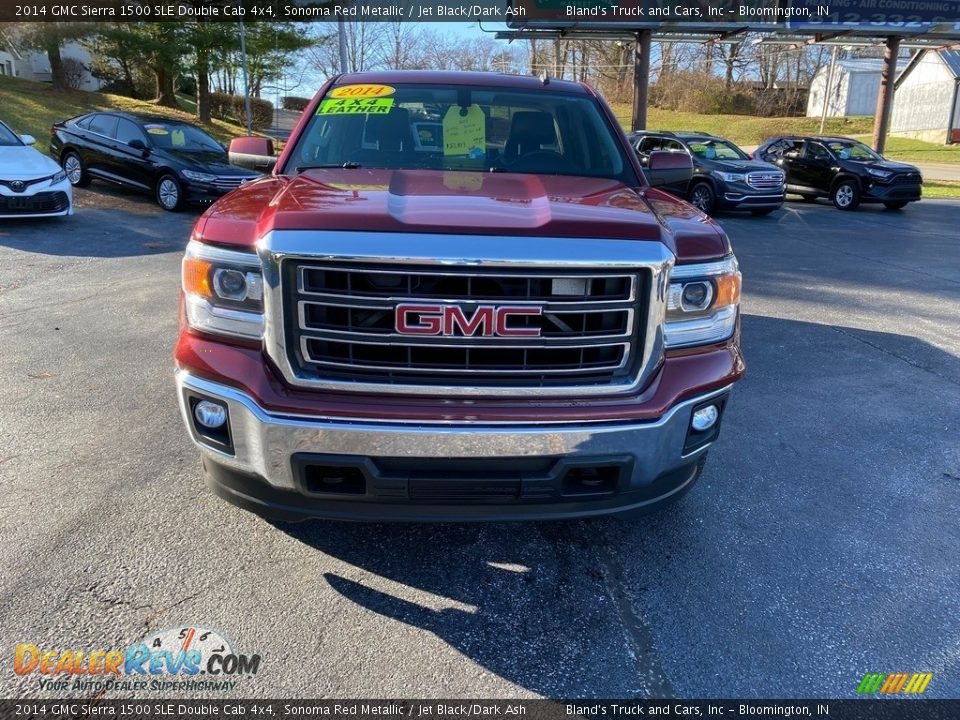 2014 GMC Sierra 1500 SLE Double Cab 4x4 Sonoma Red Metallic / Jet Black/Dark Ash Photo #3