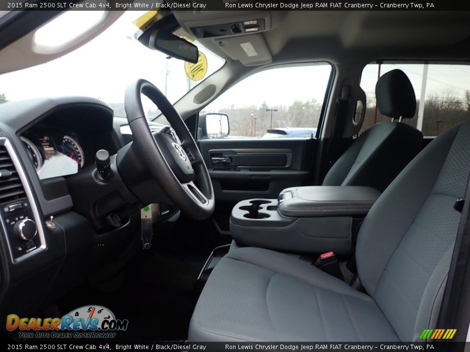 Front Seat of 2015 Ram 2500 SLT Crew Cab 4x4 Photo #12