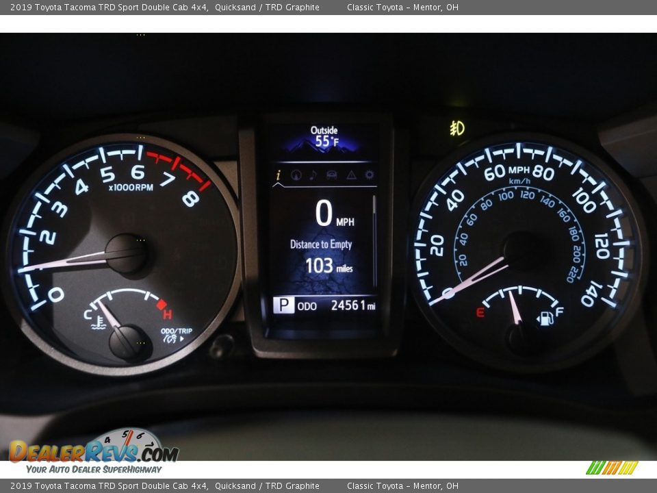 2019 Toyota Tacoma TRD Sport Double Cab 4x4 Quicksand / TRD Graphite Photo #8