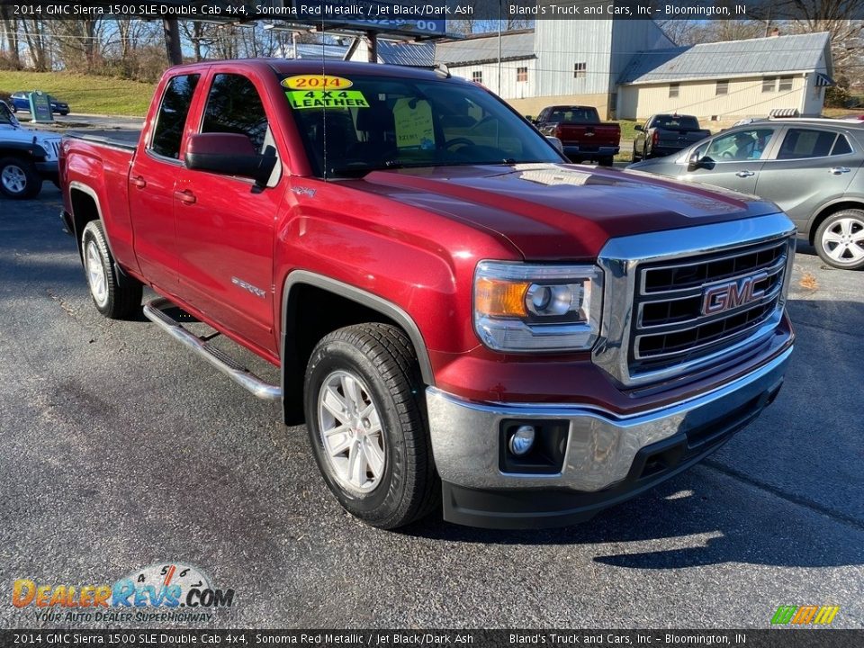 2014 GMC Sierra 1500 SLE Double Cab 4x4 Sonoma Red Metallic / Jet Black/Dark Ash Photo #4