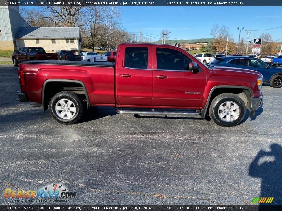 2014 GMC Sierra 1500 SLE Double Cab 4x4 Sonoma Red Metallic / Jet Black/Dark Ash Photo #5