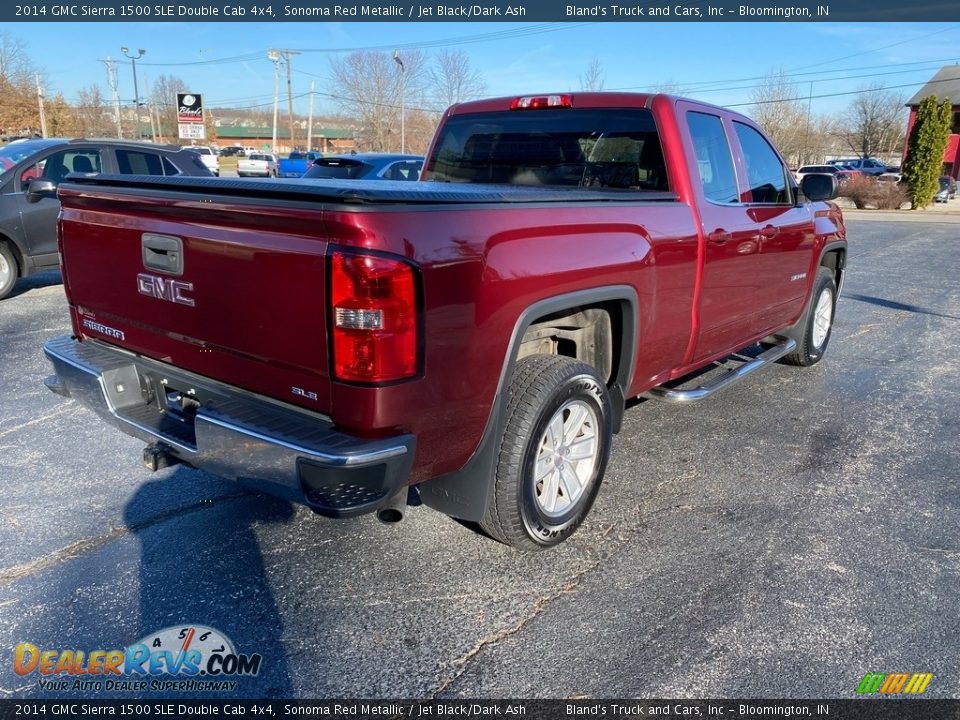 2014 GMC Sierra 1500 SLE Double Cab 4x4 Sonoma Red Metallic / Jet Black/Dark Ash Photo #6