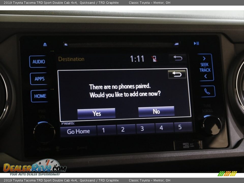 2019 Toyota Tacoma TRD Sport Double Cab 4x4 Quicksand / TRD Graphite Photo #12