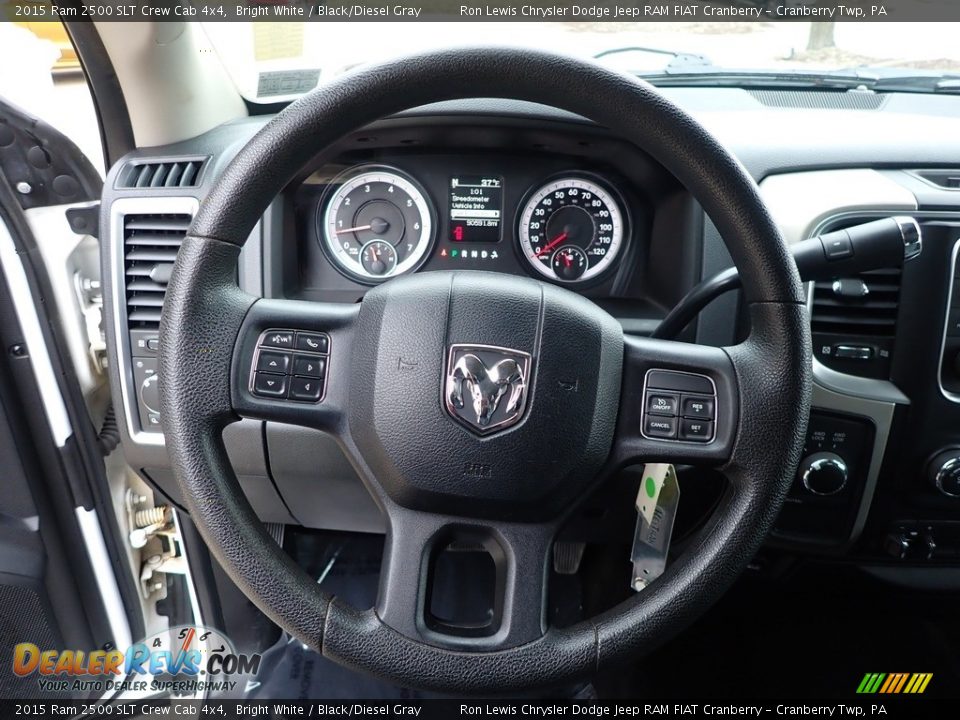 2015 Ram 2500 SLT Crew Cab 4x4 Steering Wheel Photo #16