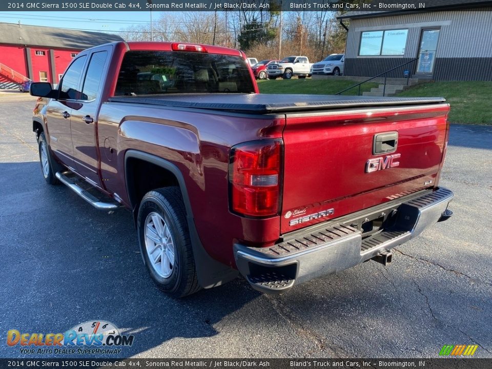 2014 GMC Sierra 1500 SLE Double Cab 4x4 Sonoma Red Metallic / Jet Black/Dark Ash Photo #8