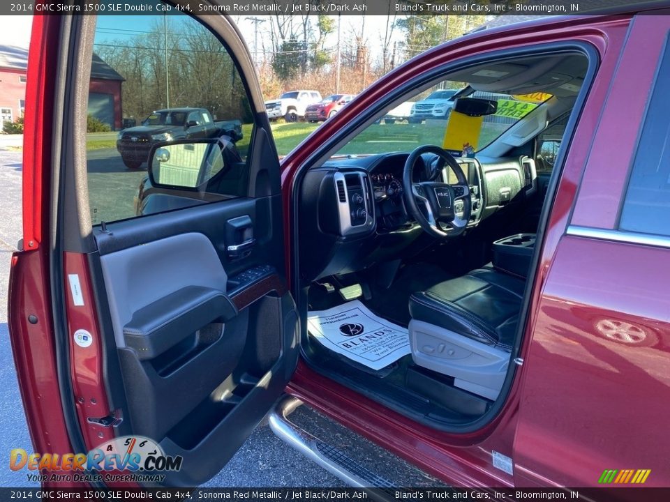2014 GMC Sierra 1500 SLE Double Cab 4x4 Sonoma Red Metallic / Jet Black/Dark Ash Photo #9