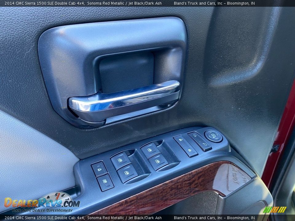 2014 GMC Sierra 1500 SLE Double Cab 4x4 Sonoma Red Metallic / Jet Black/Dark Ash Photo #10