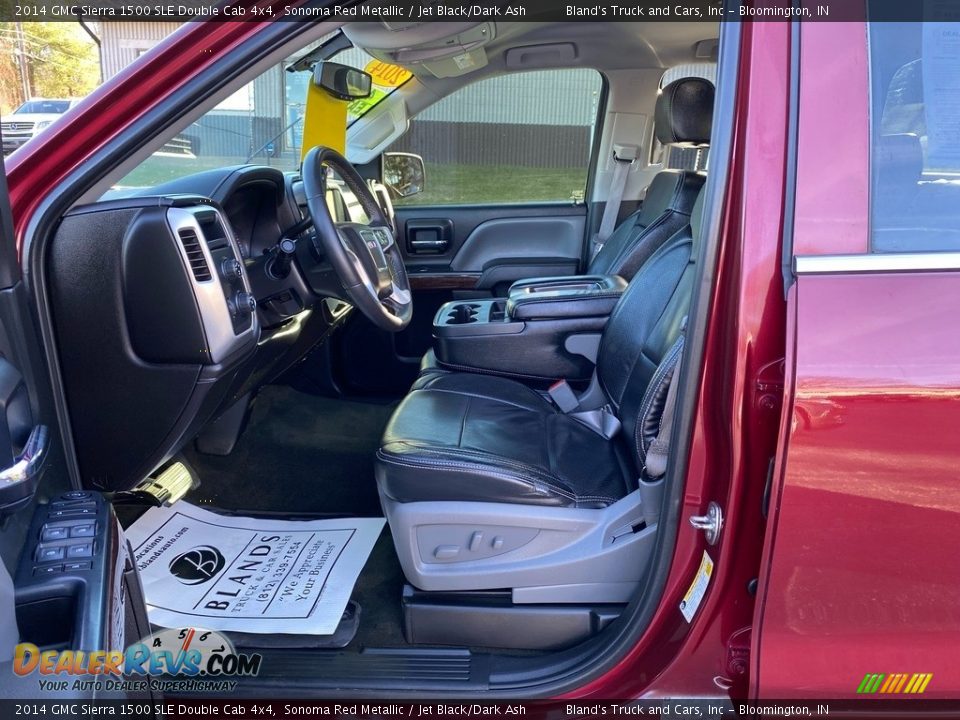 2014 GMC Sierra 1500 SLE Double Cab 4x4 Sonoma Red Metallic / Jet Black/Dark Ash Photo #11