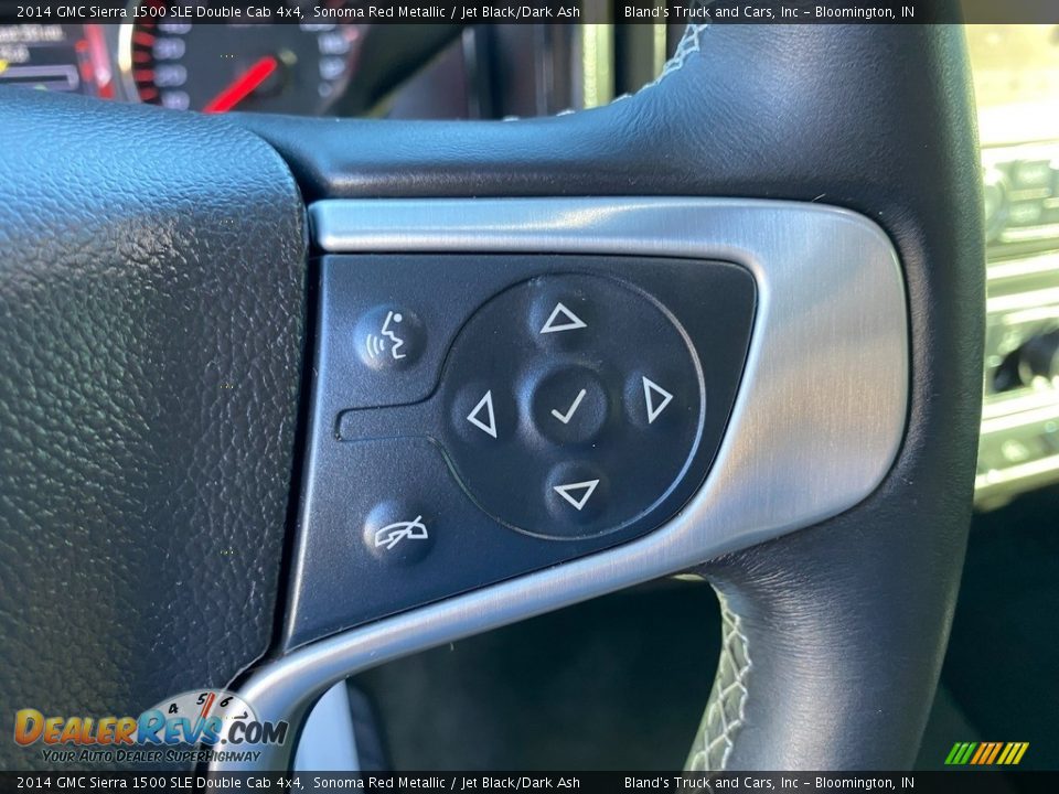 2014 GMC Sierra 1500 SLE Double Cab 4x4 Sonoma Red Metallic / Jet Black/Dark Ash Photo #17
