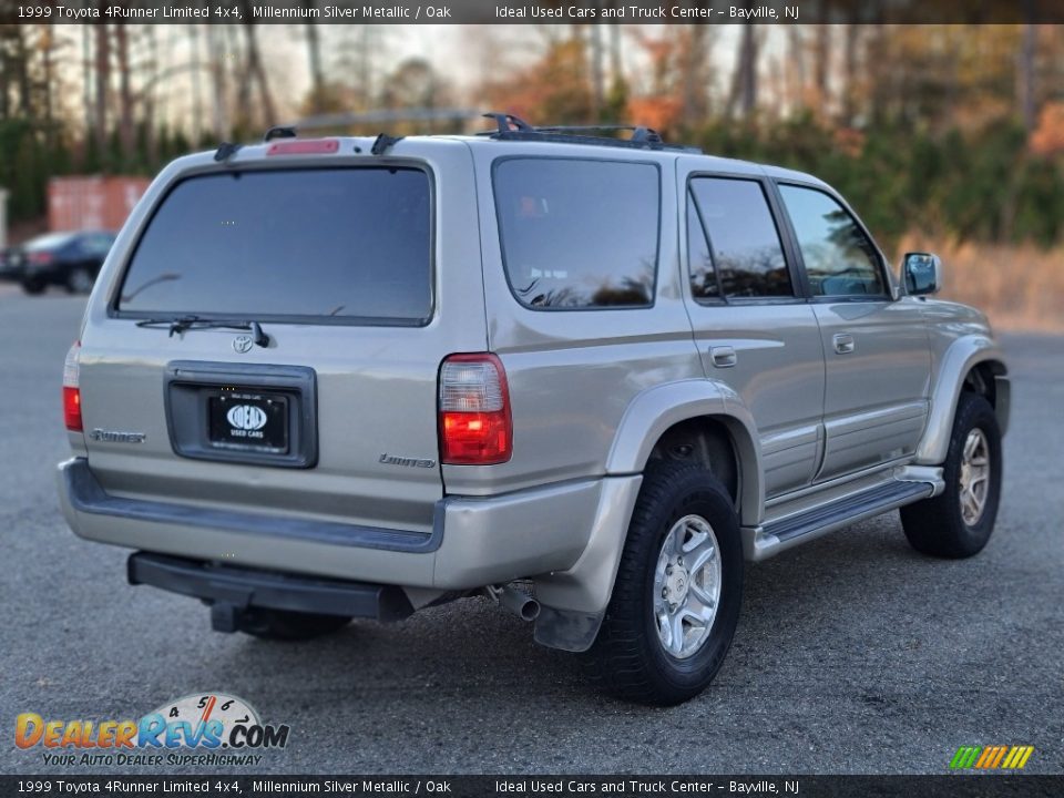 1999 Toyota 4Runner Limited 4x4 Millennium Silver Metallic / Oak Photo #5