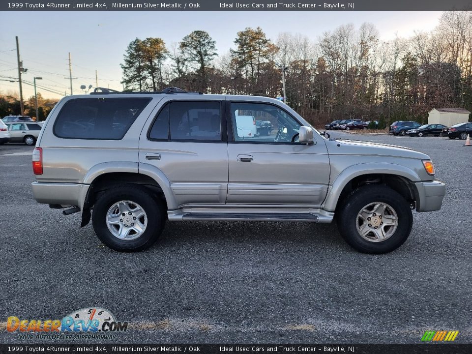 1999 Toyota 4Runner Limited 4x4 Millennium Silver Metallic / Oak Photo #6