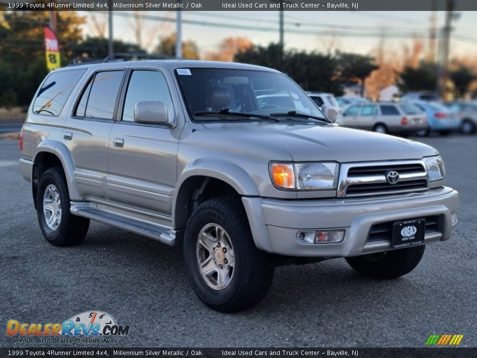 1999 Toyota 4Runner Limited 4x4 Millennium Silver Metallic / Oak Photo #7