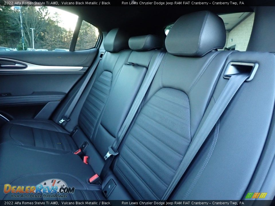 Rear Seat of 2022 Alfa Romeo Stelvio Ti AWD Photo #13