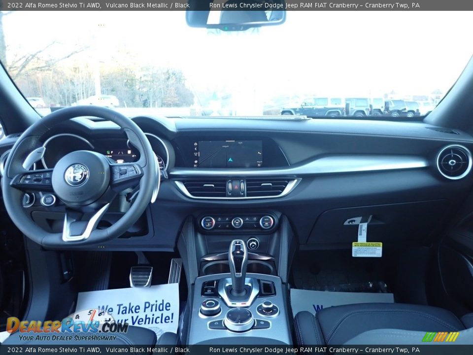 Dashboard of 2022 Alfa Romeo Stelvio Ti AWD Photo #14