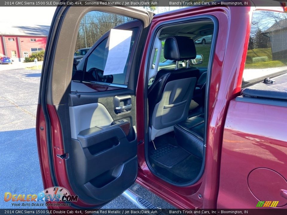 2014 GMC Sierra 1500 SLE Double Cab 4x4 Sonoma Red Metallic / Jet Black/Dark Ash Photo #31