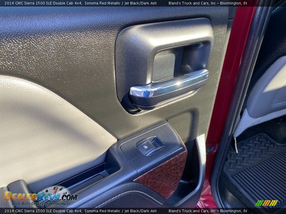2014 GMC Sierra 1500 SLE Double Cab 4x4 Sonoma Red Metallic / Jet Black/Dark Ash Photo #32