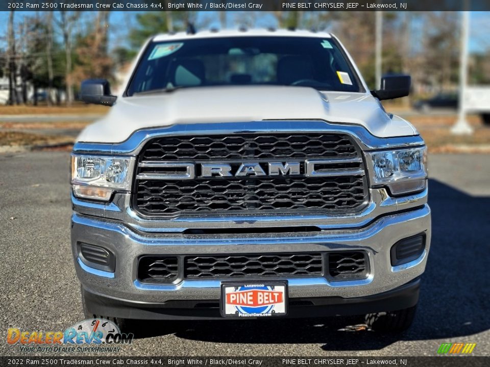 2022 Ram 2500 Tradesman Crew Cab Chassis 4x4 Bright White / Black/Diesel Gray Photo #2