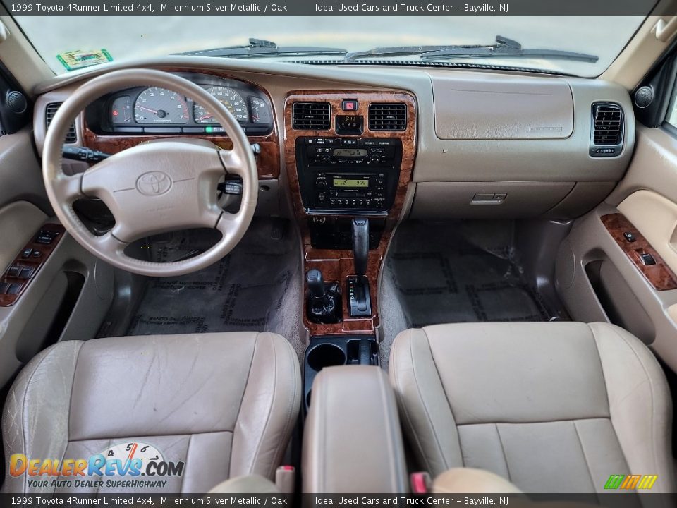 1999 Toyota 4Runner Limited 4x4 Millennium Silver Metallic / Oak Photo #23