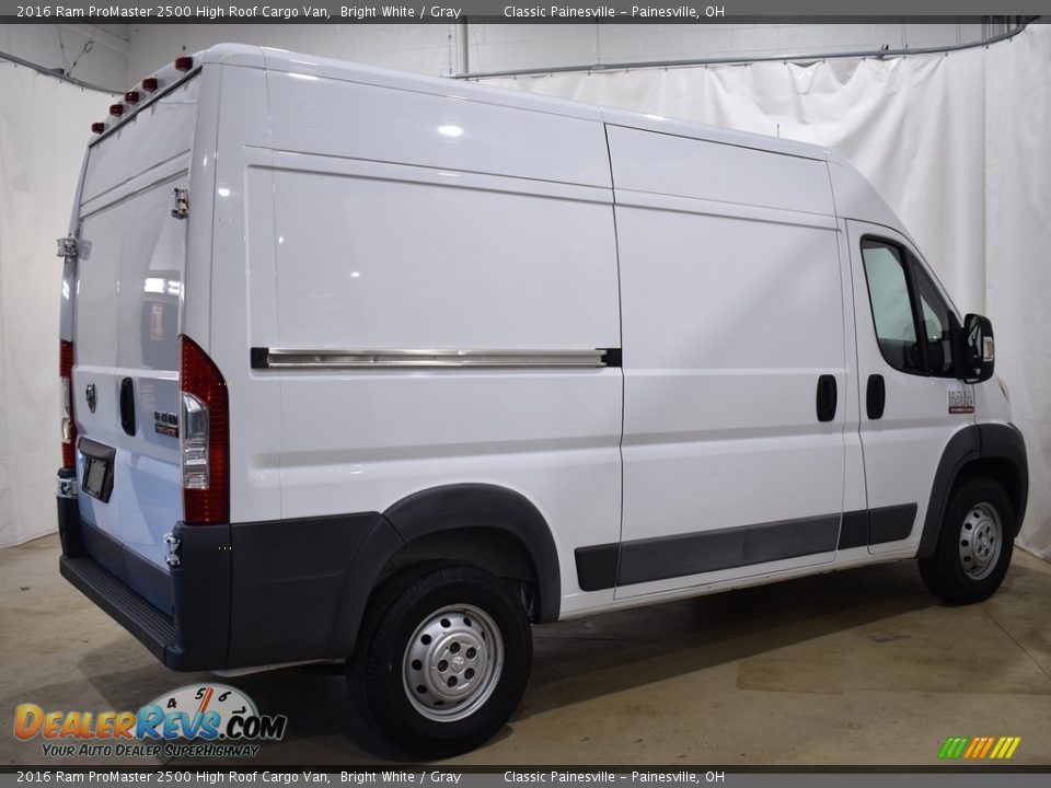 2016 Ram ProMaster 2500 High Roof Cargo Van Bright White / Gray Photo #2