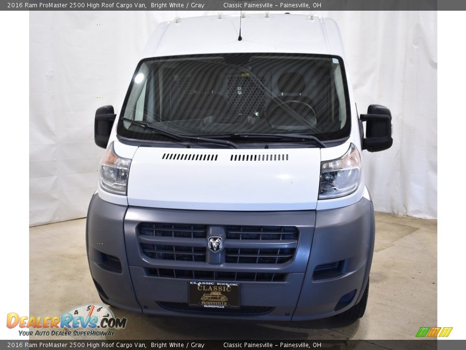 2016 Ram ProMaster 2500 High Roof Cargo Van Bright White / Gray Photo #4