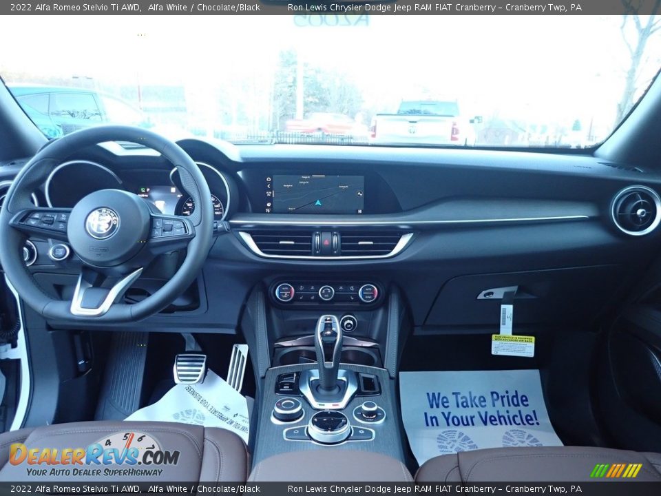 Dashboard of 2022 Alfa Romeo Stelvio Ti AWD Photo #14