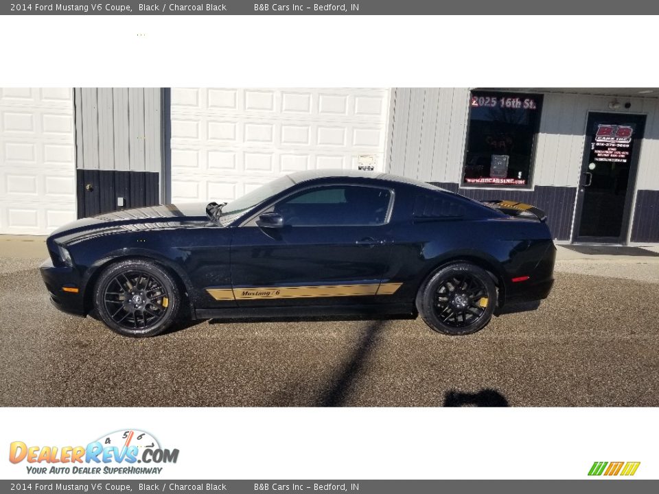 2014 Ford Mustang V6 Coupe Black / Charcoal Black Photo #1