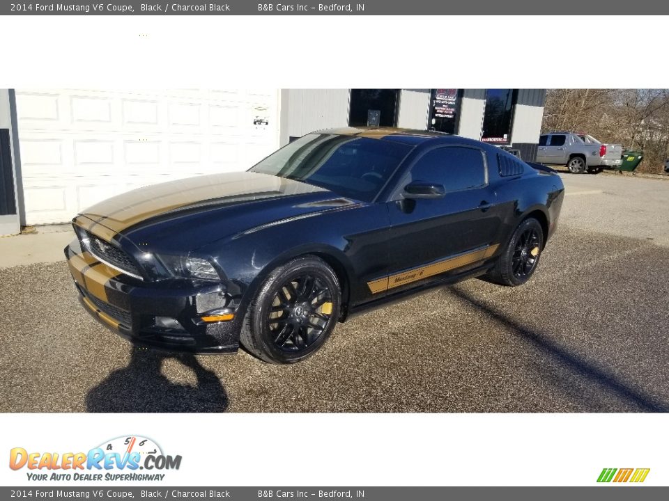 2014 Ford Mustang V6 Coupe Black / Charcoal Black Photo #3