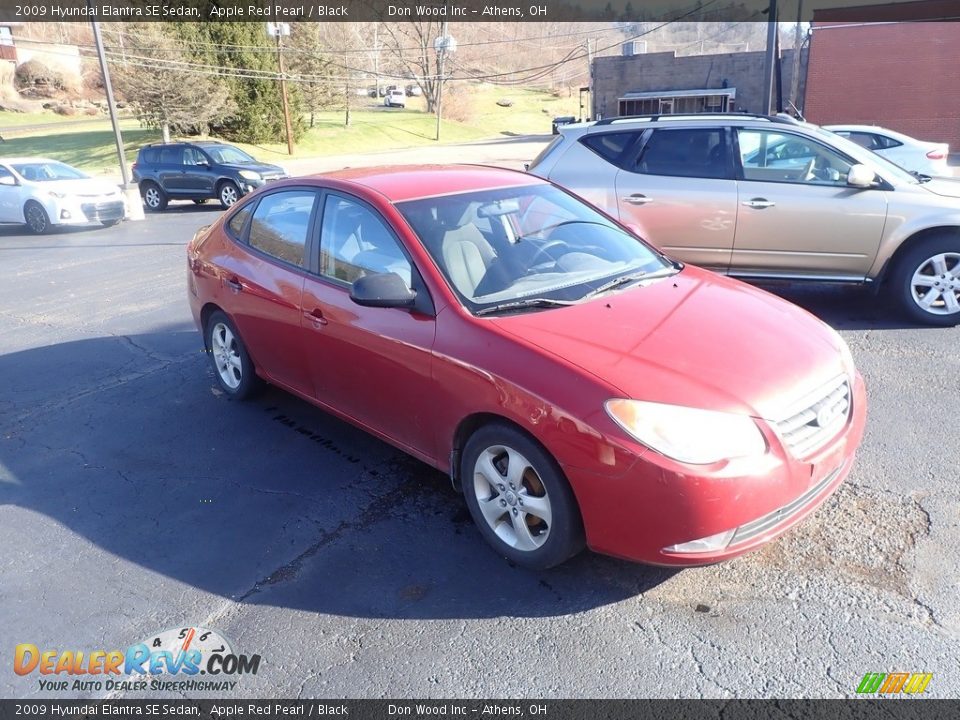 2009 Hyundai Elantra SE Sedan Apple Red Pearl / Black Photo #2