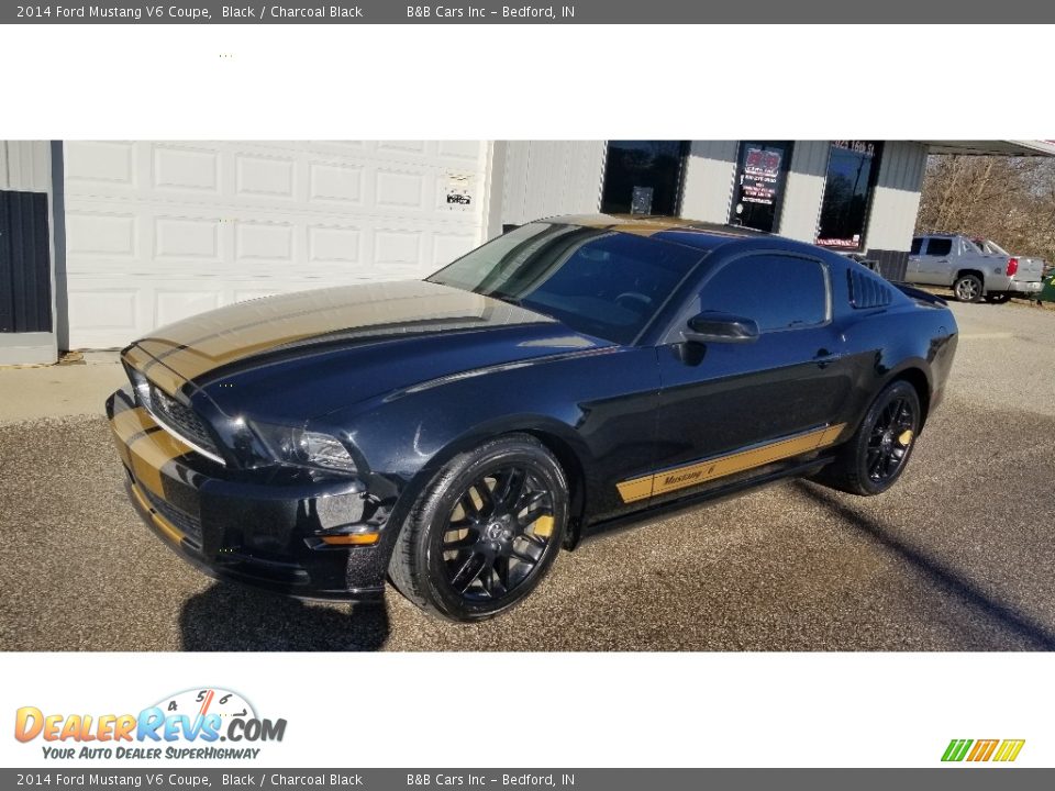 2014 Ford Mustang V6 Coupe Black / Charcoal Black Photo #17