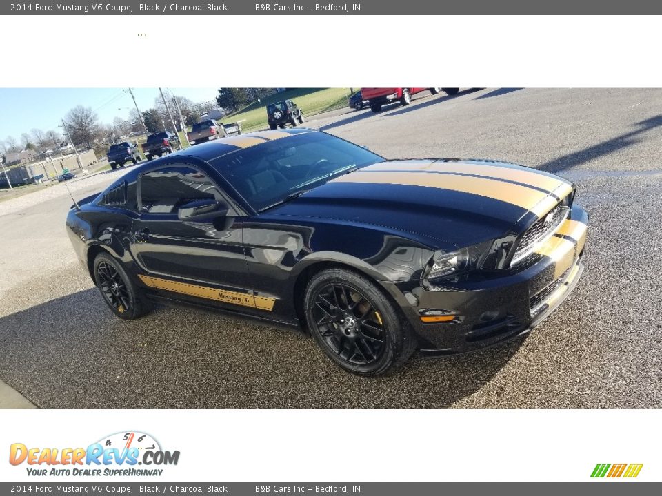 2014 Ford Mustang V6 Coupe Black / Charcoal Black Photo #18