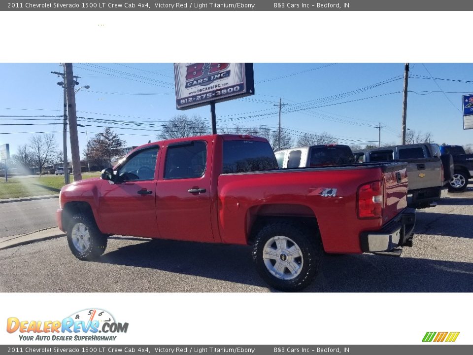 2011 Chevrolet Silverado 1500 LT Crew Cab 4x4 Victory Red / Light Titanium/Ebony Photo #2