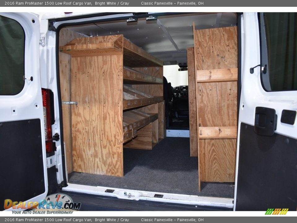 2016 Ram ProMaster 1500 Low Roof Cargo Van Bright White / Gray Photo #8