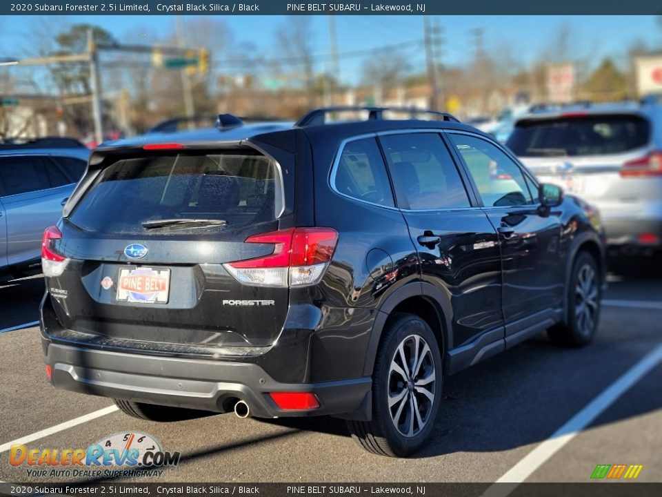 2020 Subaru Forester 2.5i Limited Crystal Black Silica / Black Photo #3