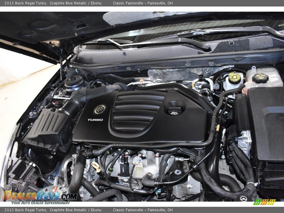 2013 Buick Regal Turbo Graphite Blue Metallic / Ebony Photo #6