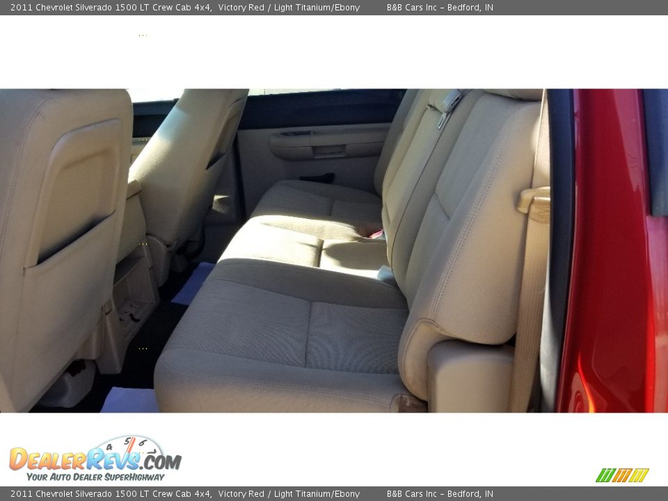 2011 Chevrolet Silverado 1500 LT Crew Cab 4x4 Victory Red / Light Titanium/Ebony Photo #12