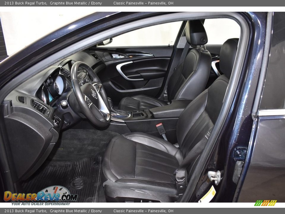 2013 Buick Regal Turbo Graphite Blue Metallic / Ebony Photo #8