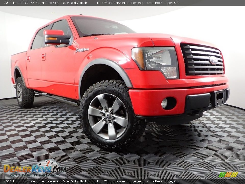 2011 Ford F150 FX4 SuperCrew 4x4 Race Red / Black Photo #4