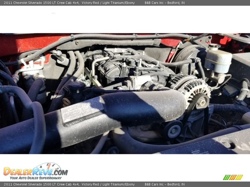 2011 Chevrolet Silverado 1500 LT Crew Cab 4x4 Victory Red / Light Titanium/Ebony Photo #15